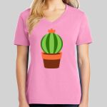 Ladies Core Cotton V Neck Tee Thumbnail