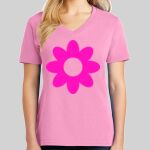 Ladies Core Cotton V Neck Tee Thumbnail