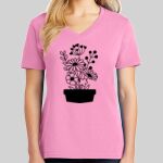 Ladies Core Cotton V Neck Tee Thumbnail