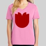 Ladies Core Cotton V Neck Tee Thumbnail