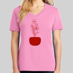 Ladies Core Cotton V Neck Tee Thumbnail