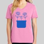 Ladies Core Cotton V Neck Tee Thumbnail
