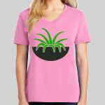 Ladies Core Cotton V Neck Tee Thumbnail