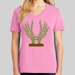 Ladies Core Cotton V Neck Tee Thumbnail