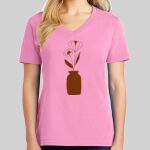 Ladies Core Cotton V Neck Tee Thumbnail