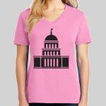 Ladies Core Cotton V Neck Tee Thumbnail