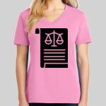 Ladies Core Cotton V Neck Tee Thumbnail