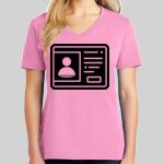 Ladies Core Cotton V Neck Tee Thumbnail