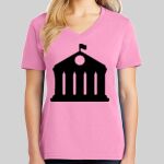 Ladies Core Cotton V Neck Tee Thumbnail