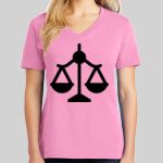 Ladies Core Cotton V Neck Tee Thumbnail