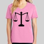 Ladies Core Cotton V Neck Tee Thumbnail