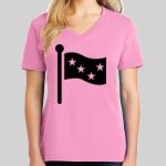 Ladies Core Cotton V Neck Tee Thumbnail