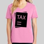 Ladies Core Cotton V Neck Tee Thumbnail