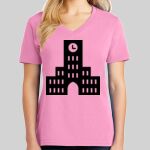 Ladies Core Cotton V Neck Tee Thumbnail