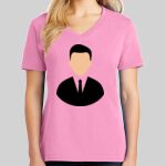 Ladies Core Cotton V Neck Tee Thumbnail