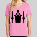 Ladies Core Cotton V Neck Tee Thumbnail