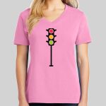 Ladies Core Cotton V Neck Tee Thumbnail