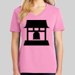 Ladies Core Cotton V Neck Tee Thumbnail