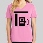 Ladies Core Cotton V Neck Tee Thumbnail