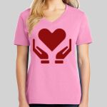 Ladies Core Cotton V Neck Tee Thumbnail
