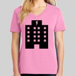 Ladies Core Cotton V Neck Tee Thumbnail