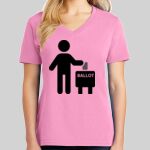 Ladies Core Cotton V Neck Tee Thumbnail