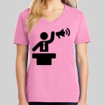 Ladies Core Cotton V Neck Tee Thumbnail