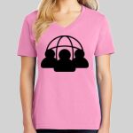 Ladies Core Cotton V Neck Tee Thumbnail