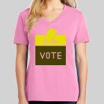 Ladies Core Cotton V Neck Tee Thumbnail