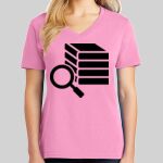 Ladies Core Cotton V Neck Tee Thumbnail