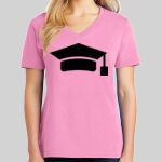 Ladies Core Cotton V Neck Tee Thumbnail