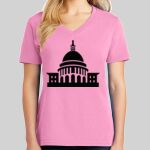 Ladies Core Cotton V Neck Tee Thumbnail