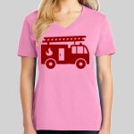 Ladies Core Cotton V Neck Tee Thumbnail