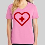 Ladies Core Cotton V Neck Tee Thumbnail