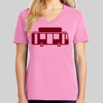 Ladies Core Cotton V Neck Tee Thumbnail