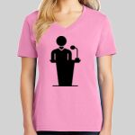 Ladies Core Cotton V Neck Tee Thumbnail