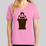 Ladies Core Cotton V Neck Tee Thumbnail