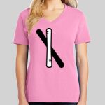 Ladies Core Cotton V Neck Tee Thumbnail