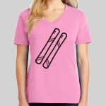 Ladies Core Cotton V Neck Tee Thumbnail
