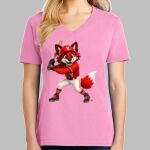 Ladies Core Cotton V Neck Tee Thumbnail