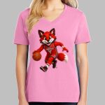 Ladies Core Cotton V Neck Tee Thumbnail