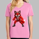 Ladies Core Cotton V Neck Tee Thumbnail