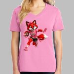 Ladies Core Cotton V Neck Tee Thumbnail