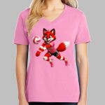 Ladies Core Cotton V Neck Tee Thumbnail