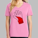 Ladies Core Cotton V Neck Tee Thumbnail