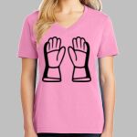 Ladies Core Cotton V Neck Tee Thumbnail