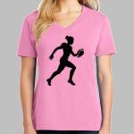 Ladies Core Cotton V Neck Tee Thumbnail