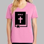 Ladies Core Cotton V Neck Tee Thumbnail