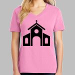 Ladies Core Cotton V Neck Tee Thumbnail