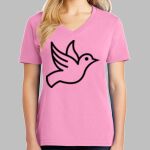 Ladies Core Cotton V Neck Tee Thumbnail